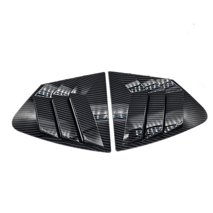 Rear Triangular Window Louvers for Honda City 09-14 - Mustang Style Trim