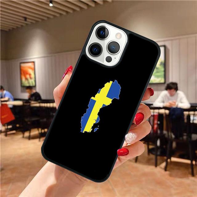 Sweden Flag phone Case Cover For iPhone 17 Air 16 15 14 Plus apple 16 11 12 13 Pro Max coque