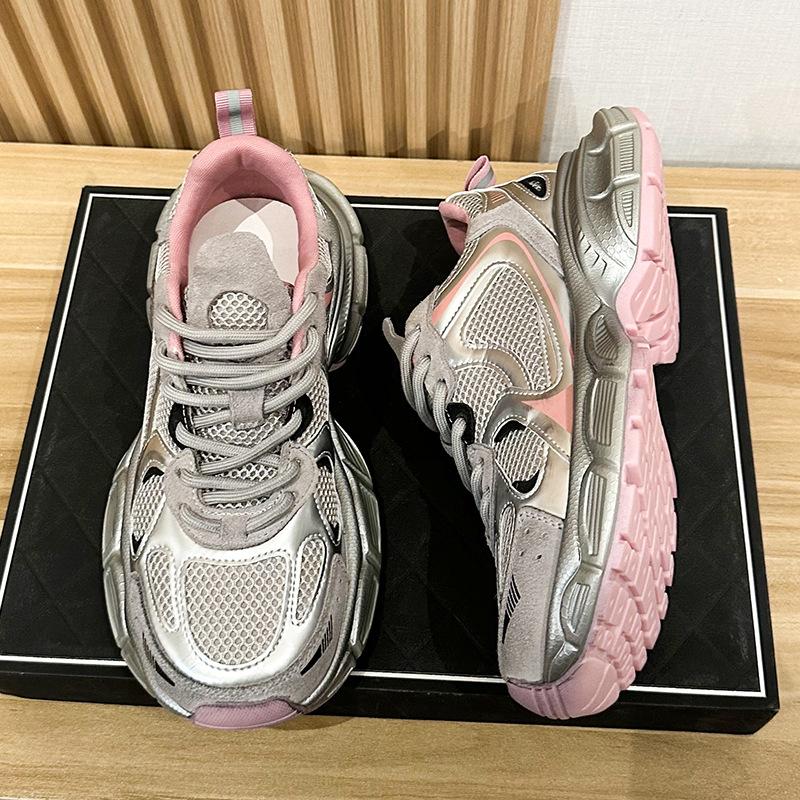 Neue Dad Shoes für Damen Modische Sport-Einzelschuhe mit dicker Sohle