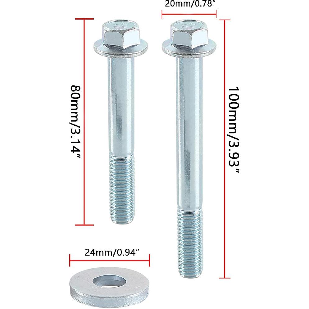12Pc Engine Stand Bolt Kit Stand Bolt Flange Compatible With LSX LS LS1 4.8L 5.3L 6.0L 6.2L LR4 LQ4 LS6 LQ9 L33 LS2 LH6 L92 L76 LY2 LY5 LY6 LC9 LFA