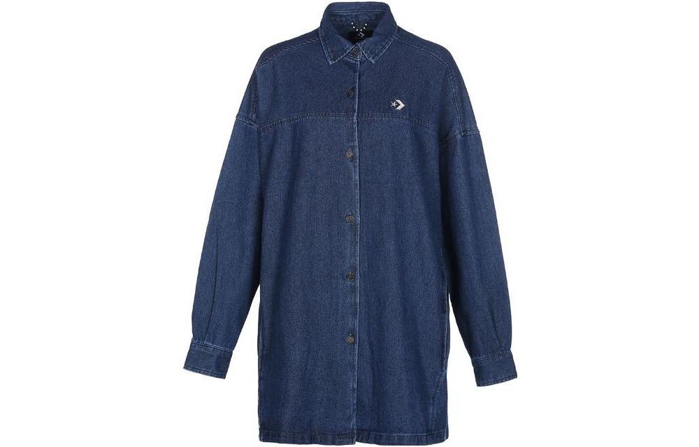 Converse Jackets Unisex Blue Lapel Moderate Other 10024864-A01 L