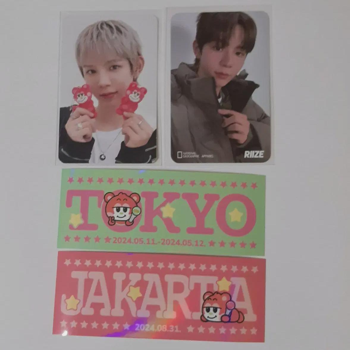 

Batch) Rise Shotaro Photo Card + Encon Boarding Pass Removable Rizko Sticker