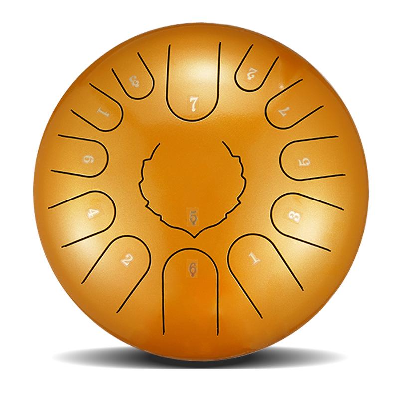 Éterický ocelový jazykový buben - 6/8/10/12/13/14 palcový Handpan perkusní nástroj.