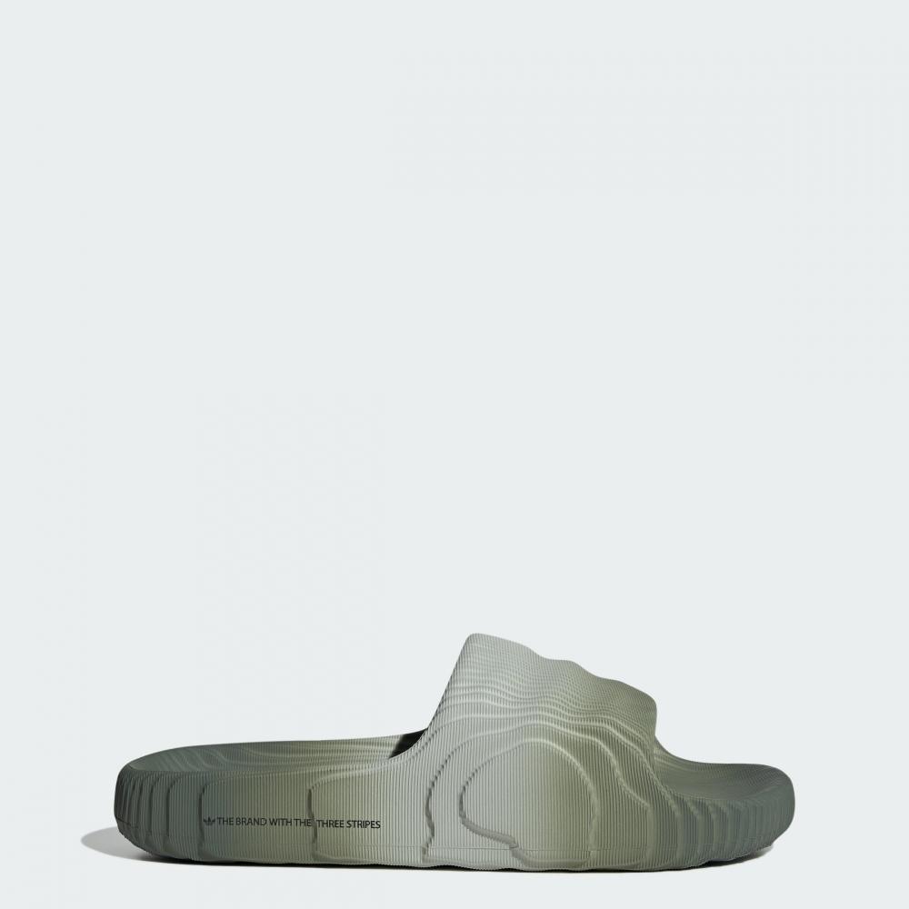 

Adidas Мужские шлепанцы adidas Adilette 22 Wonder Silver Silver Green Core Black