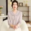 2026 Spring Knit Top for Moms: Stylish, Thin, Elegant Base Layer for Middle-Aged Women
