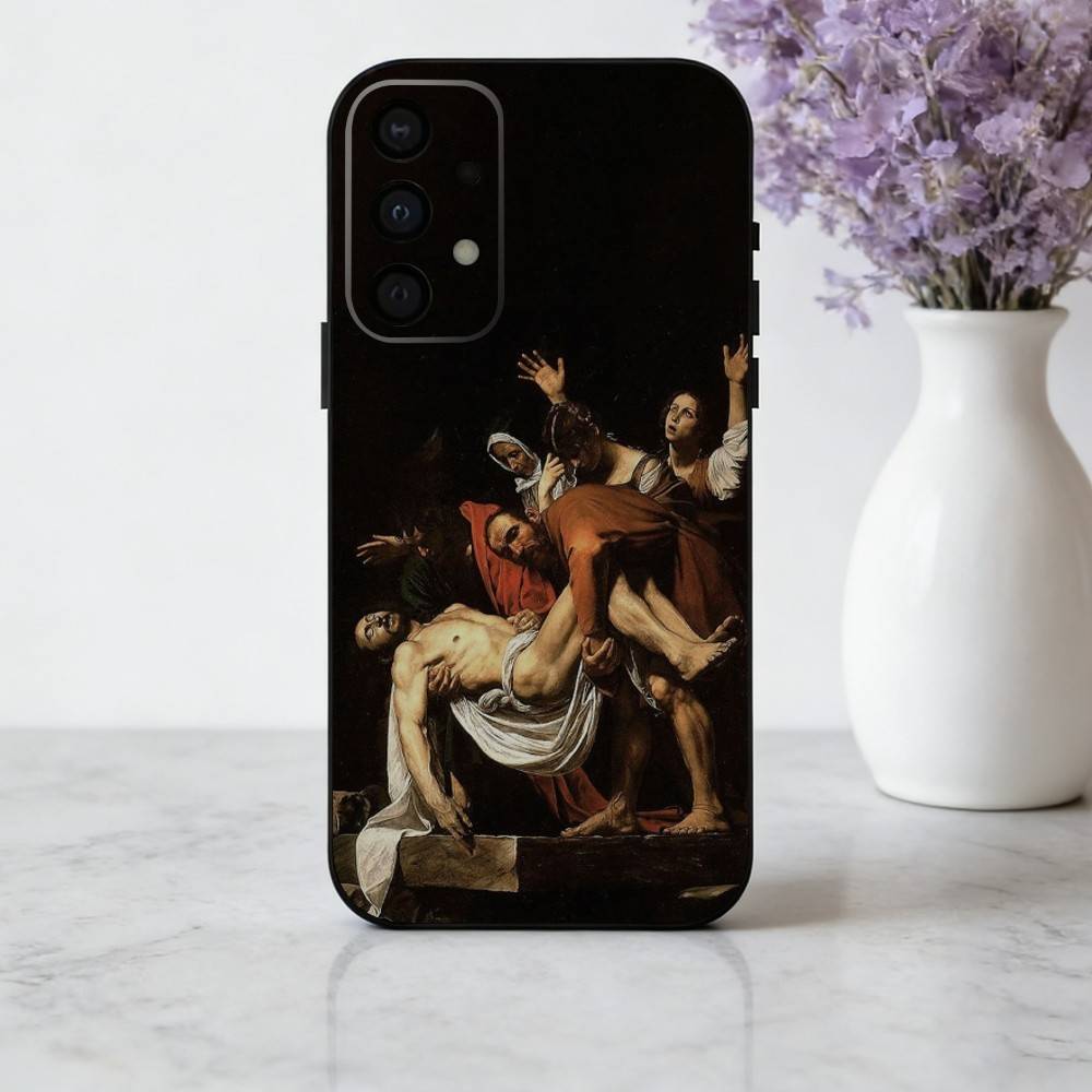 Art C-Caravaggio P-Paintings phone Case For Samsung Galaxy A73,A72,A71,A70,A53,A52,A51,Others Soft Black Shell