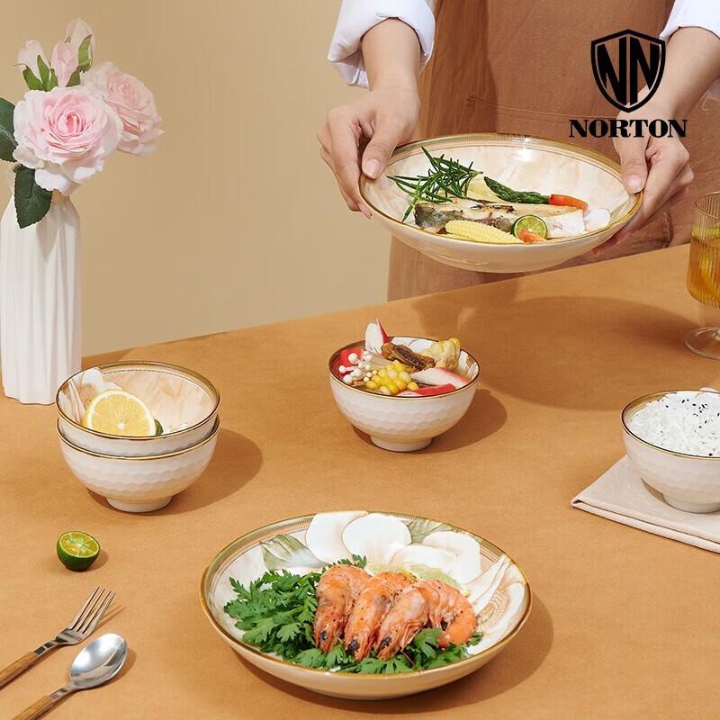 NORTON Jinse Retro Ceramic Dinnerware Set
