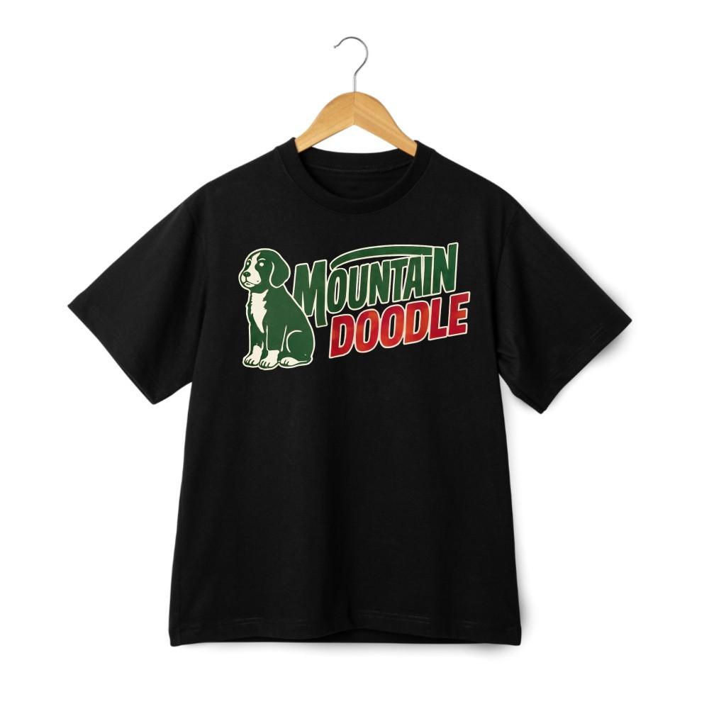 Mountain Doodle Dog Graphic T-Shirt Funny Humor Dog Pet Lover Casual Tee Gift S