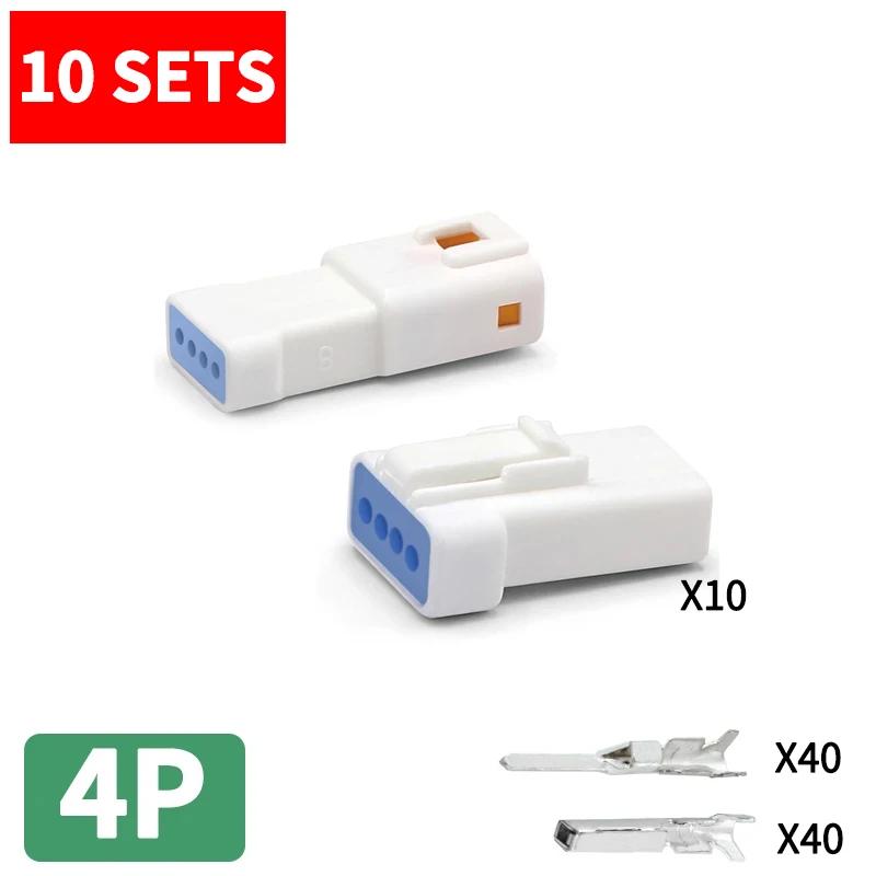 10 sets JST-02R-JWPF-VSLE Mini Car Connector 6T Waterproof Connector Male and Female Plug 03T04T08T