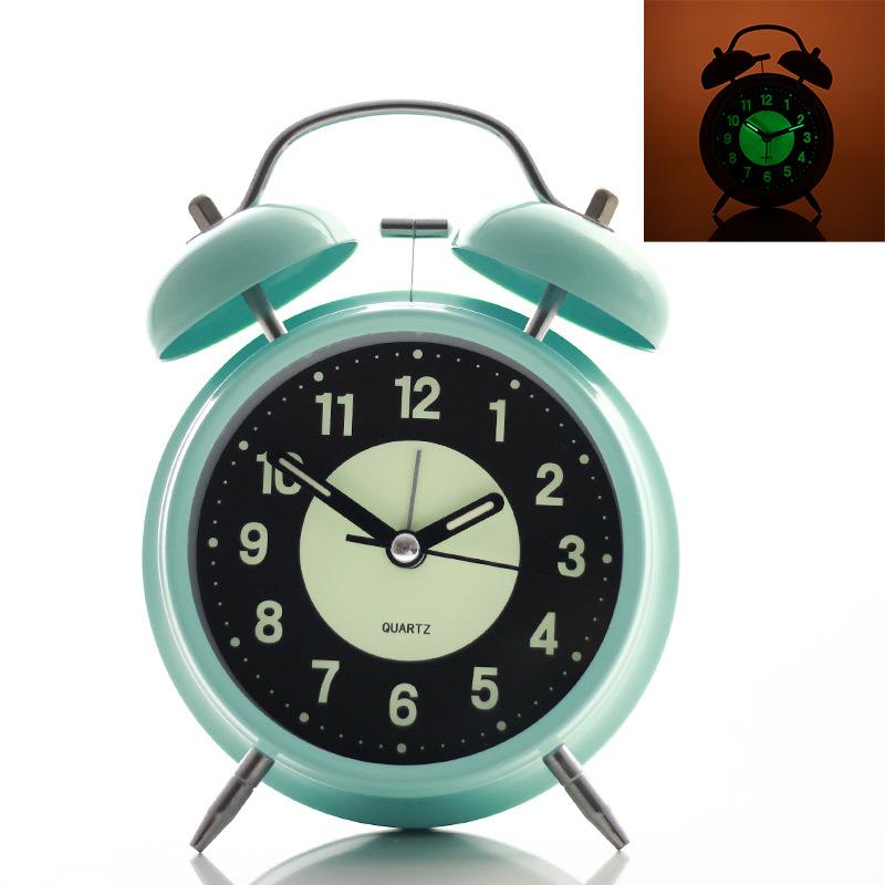 Super høyt metallklokkevekkerklokke for tunge sviller - Student- og barnerom Essensiell mekanisk urvibrering