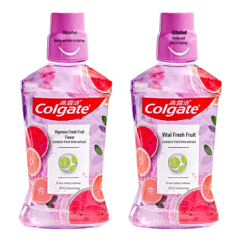 Colgate Vibrant Fruit Mouthwash (2x250ml)