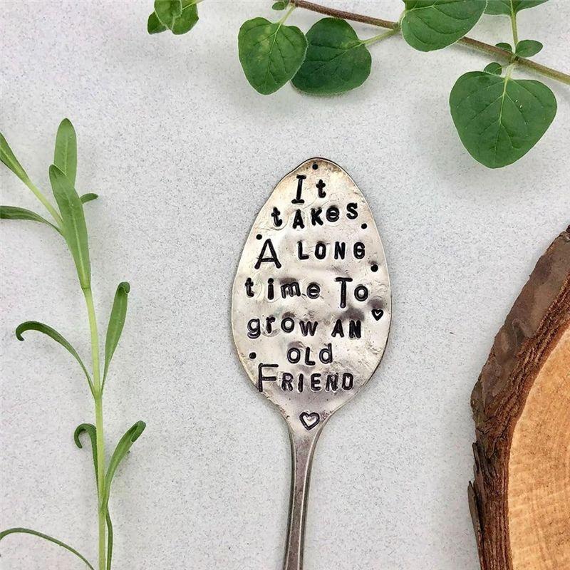 AEE4-Garden Marker Friendship Gift, Garden Markers, Plant Labels, Plant Markers, Garden Metal DIY Decorative Sign