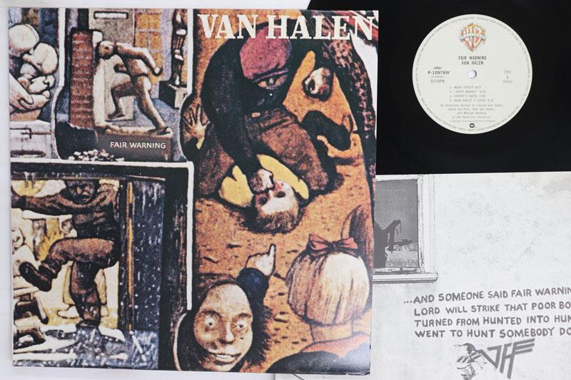 

LP Record VAN HALEN - Fair Warning P10978W WARNER BROS. 1981 Japan Rock Used
