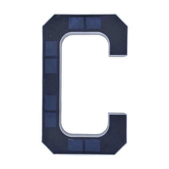 מספר בית מואר סולארי תאורת חוץ מספר כתובת LED מאיר עמיד למים מספר בית מודרני שלט כתובת לדלת כניסה חיצונית