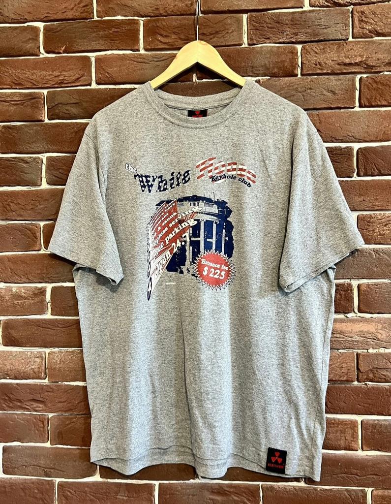 Rare Vintage 00s Kraftwerk White House tee Rave Aphex XXL grey Unisex T-Shirt