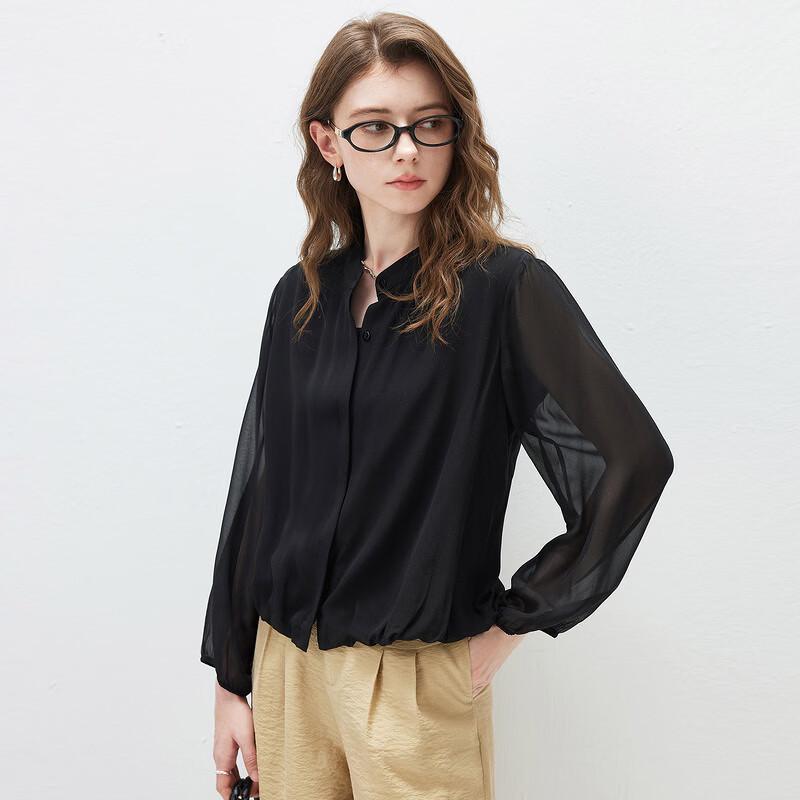 Kommond Boca 2026 Spring/Summer Mulberry Silk Long-Sleeve Blouse
