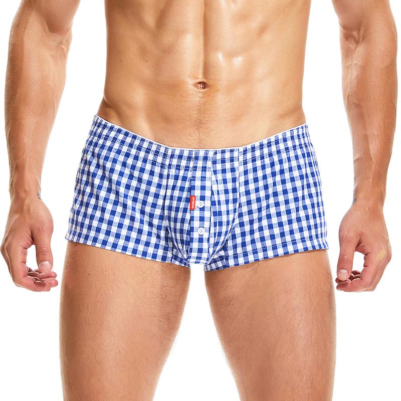 Cotton Striped Boxers Underwear Men Boxer Shorts Mens Underpants Home Shorts No Elastic Loose Lounge Pajama Shorts