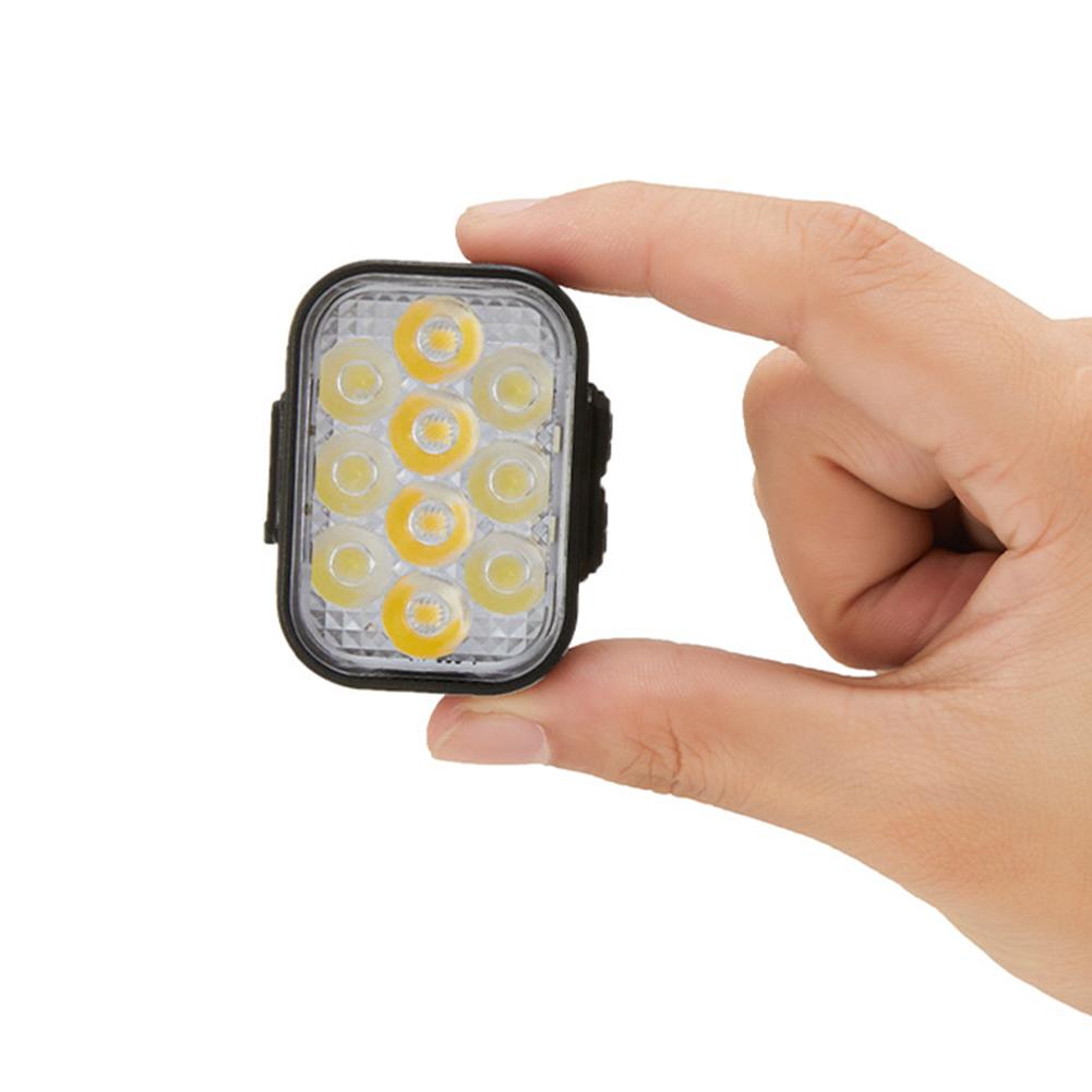 LED Bike Handlebar Flashlight USB Rechargeable Outdoor Bike Headlight Waterproof Cycling Tail Lamp Bicycle Rear Night Light