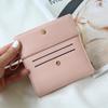 2024 Korean Style Women's RFID Anti-Theft Solid Short Wallet