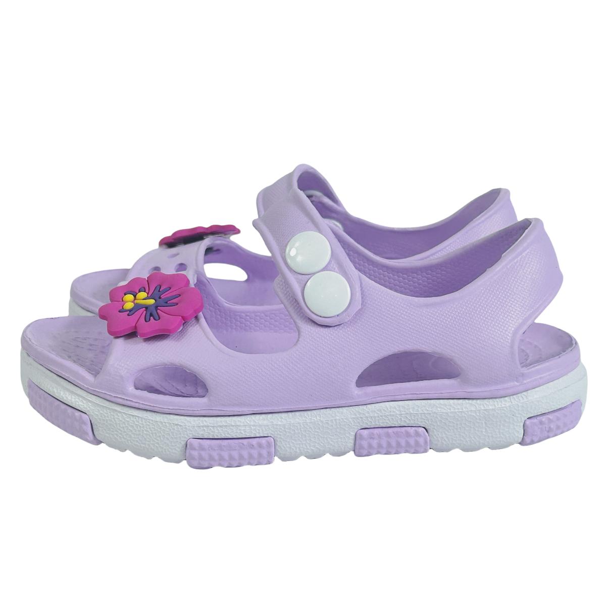 

Solid Bow Children s Summer Shoes Cute EVA Beach Non Slip Sandals For Baby Girls Footwear Soft Infant Kids Fashion Sandals 25