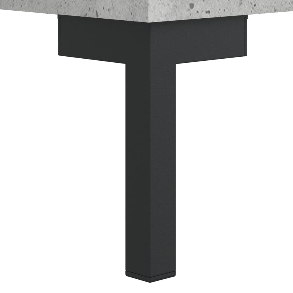 Highboard Concrete Grey 69.5 x 34 x 180 cm Particleboard