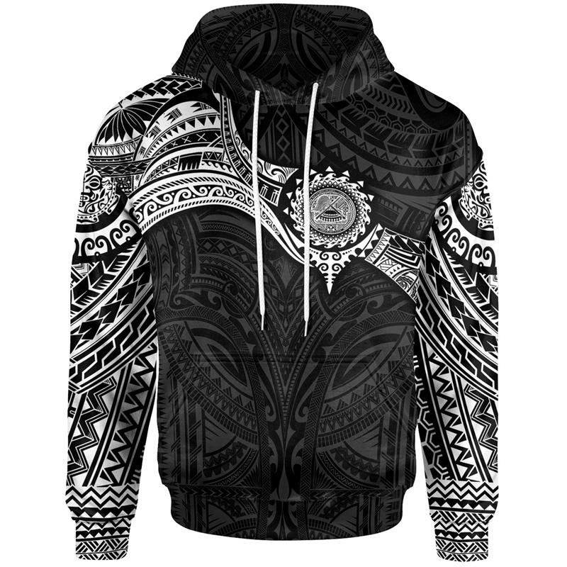 

3D флаг маоли полинезийский тату принт толстовки полинезийский флаг тотем графический капюшон толстовка детская мода крутые пуловеры топы толстовка 2XL