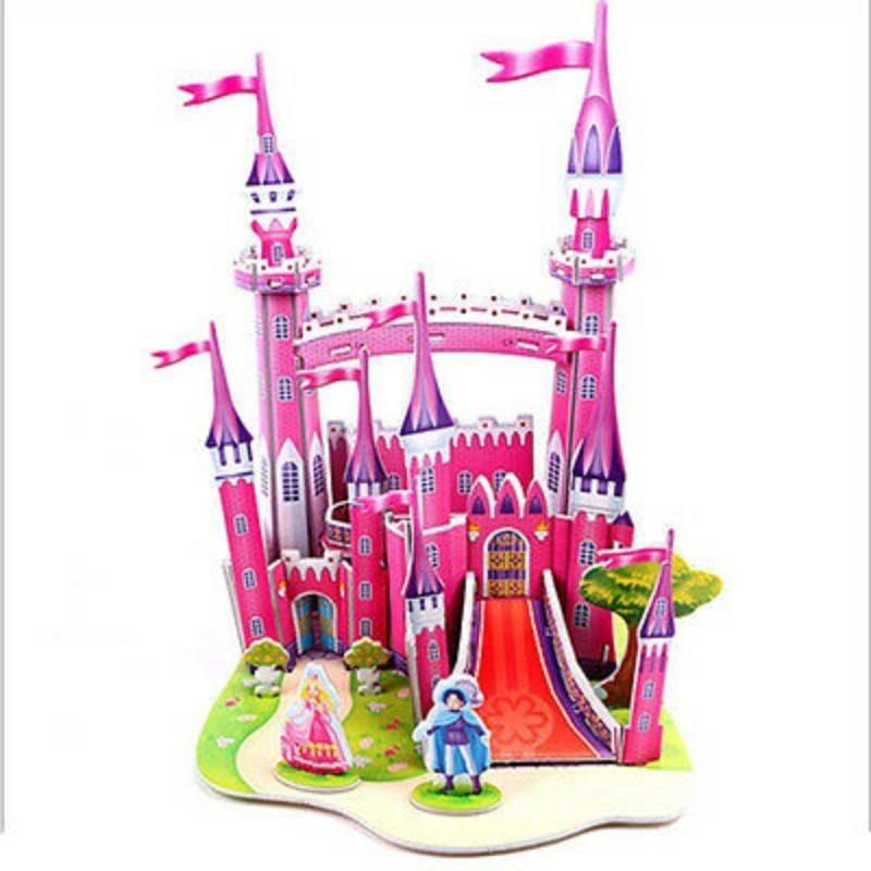 Kids 3d Puzzle Paper Diy Creative Building Toy Intelligent Learning Game