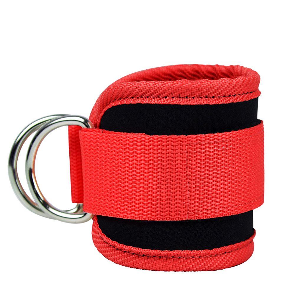 Ankle Buckle Double D-Ring Ankle Cuffs Leg Strength Trainer Cable Ankle Straps Gym Workouts