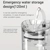 Dispensador de água inteligente para gatos de 60,87 oz com torneira, dispensador de água para cães, dispensador de água transparente, alimentador com filtro de água para animais de estimação