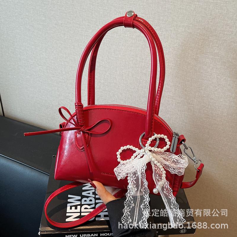 Exquisite Super-hot Niche Bag Women's 2025 New Summer Fashion Versatile Shoulder Messenger Bag Handbag Small Bag