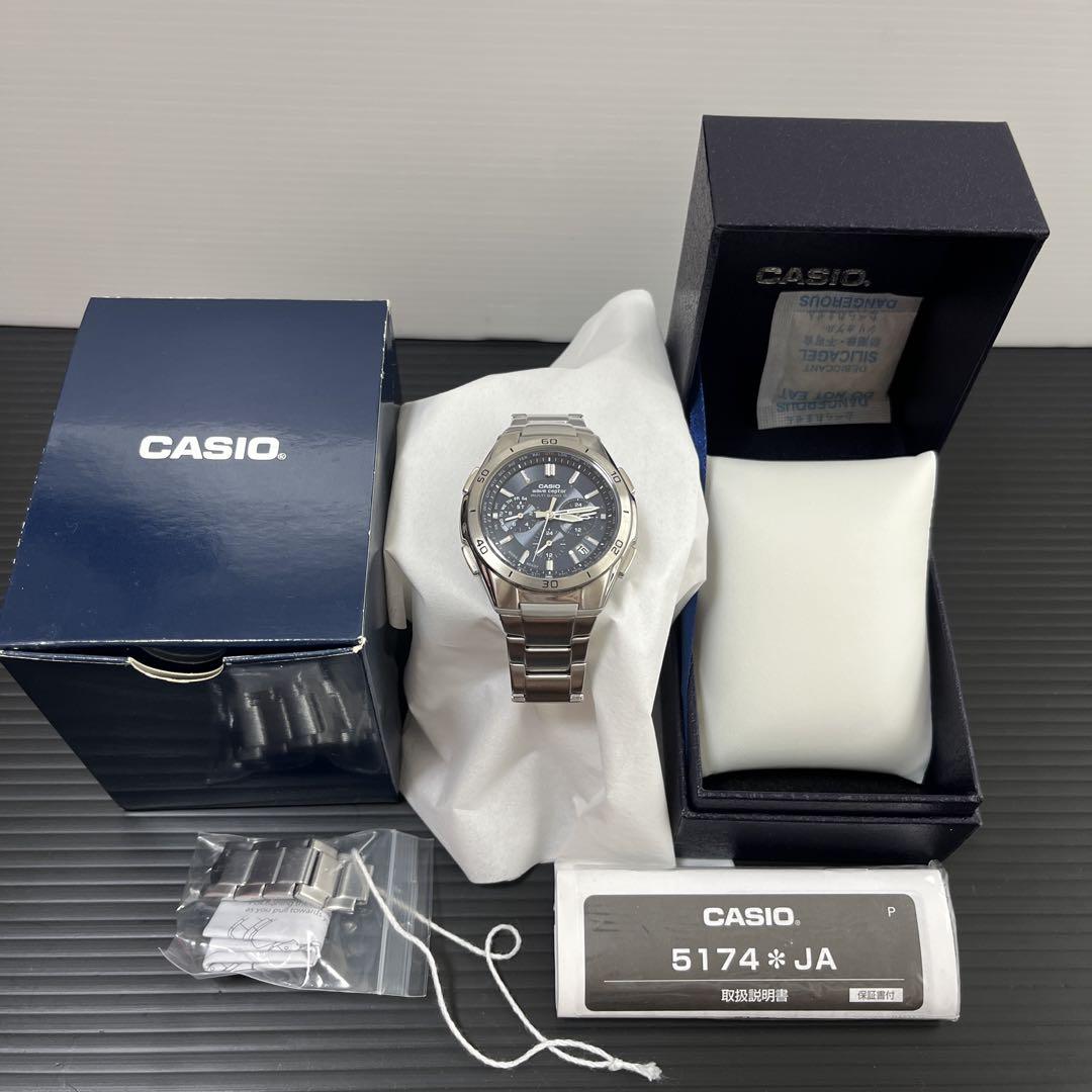 

[Б/У] CASIO WAVE DEPTOR Радиоуправляемые Солнечные Часы M410DE-2A2JF