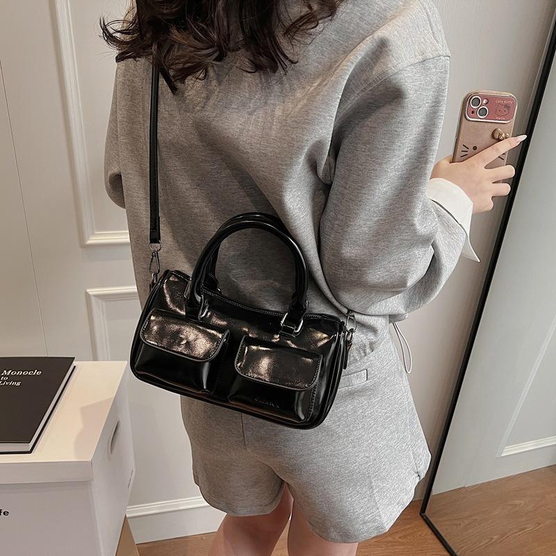 Bags Fashion Versatile Hand Bag 2025 New Portable Bowling Bag High Sense Girl Boston Bag