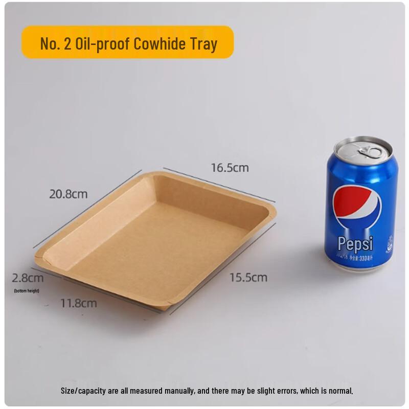 Saint Bille Disposable Kraft Paper Tray