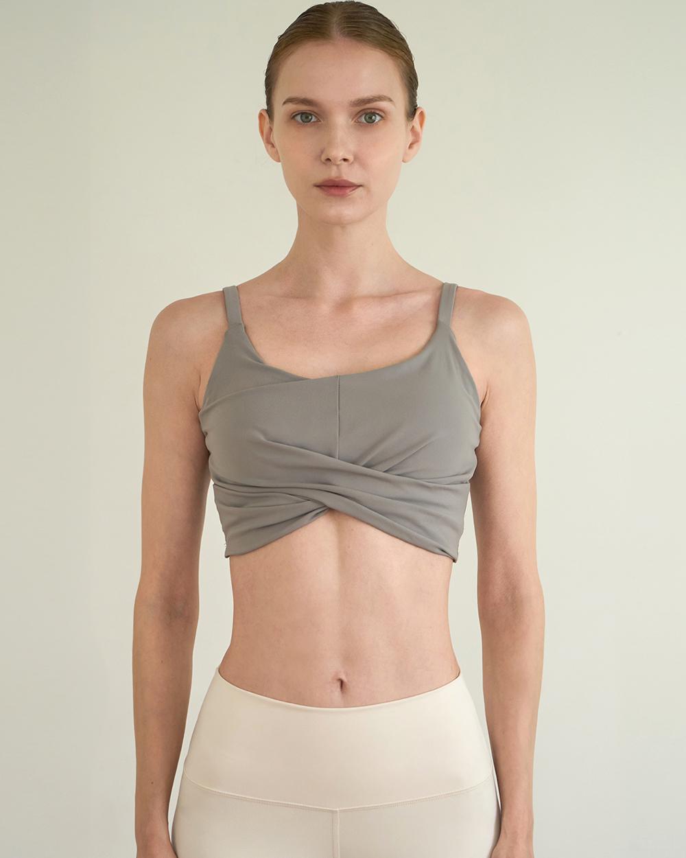Formative (Fm60222) Volume Up Shirred Bra Top_Rainy Day M