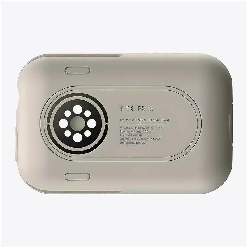 Portable Wireless Charger 1200mAh Spare Battery Powerbank Device For Apple Watch8 7 6 5 4 SE Ultra for iWatch Fast Charging case