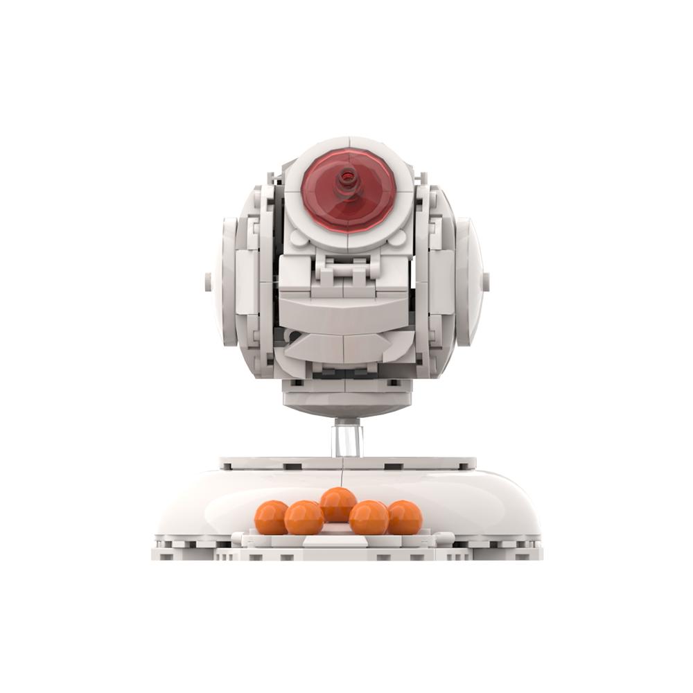 MOC Super Saiyan Attack Pod Building Block Model Japanese Anime Super Saiyan Battle Space Pod Bricks Assembled Toys Kids Gifts