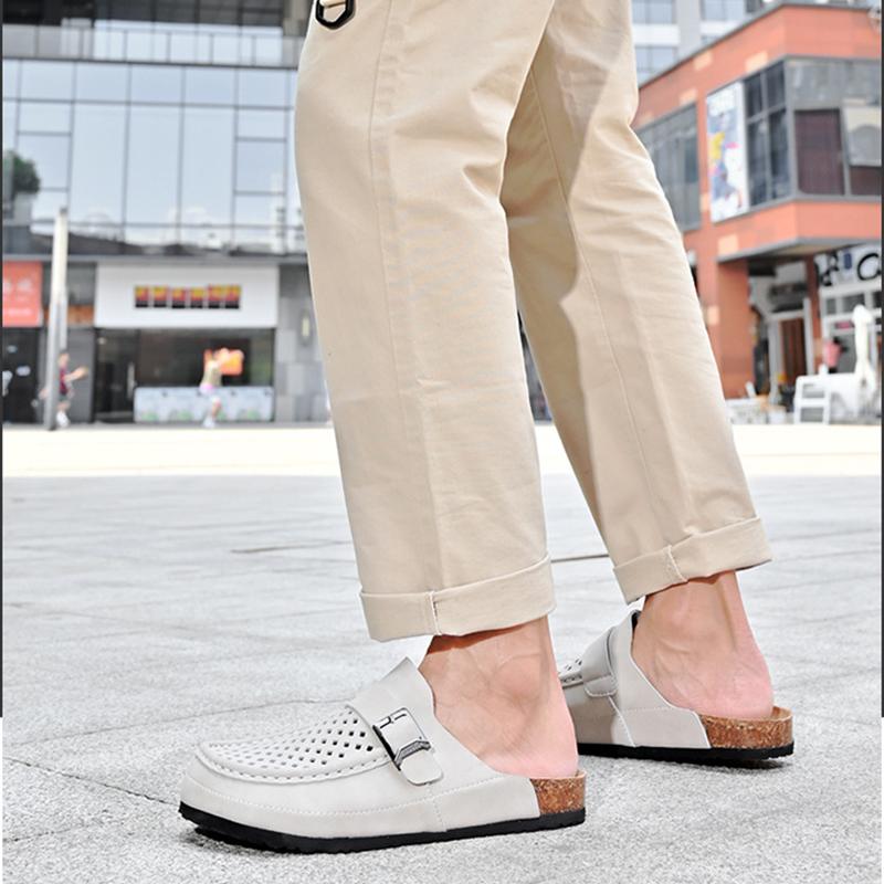Summer Casual Versatile Slippers for Men's Trend, Anti Slip, Comfortable, Breathable, Fashionable Men's Shoes, Sandals