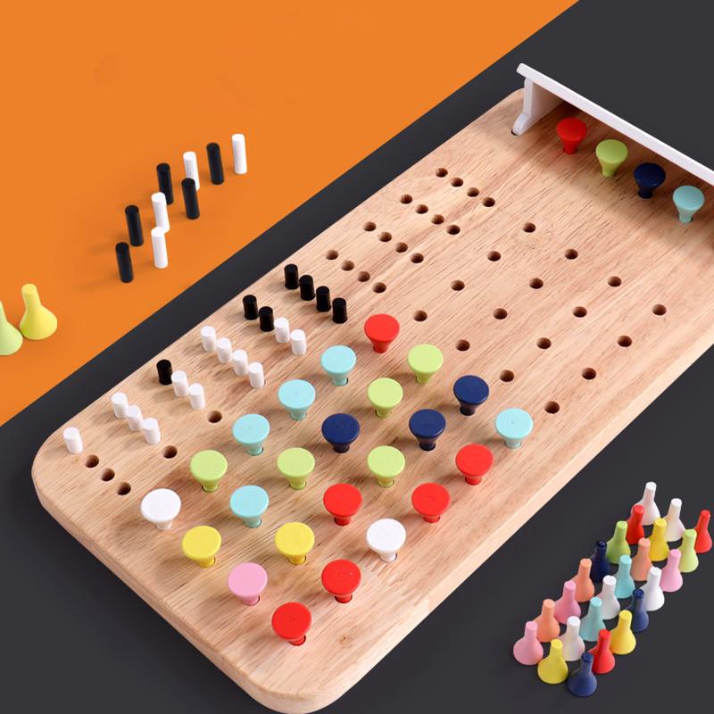 Toy Infant Educational With Wooden Logic Blocks For Cognitive Development Gift