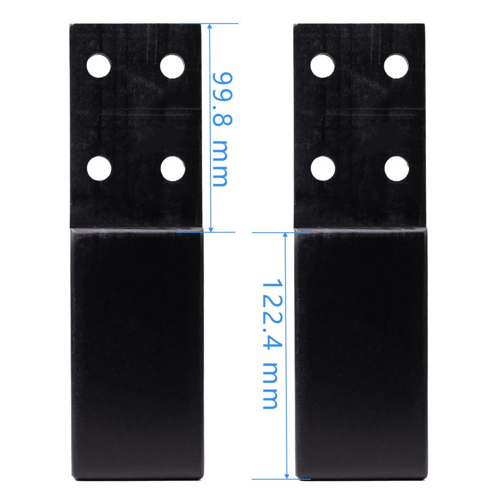 

5 inch Bed Frame Support Legs Bed Reinforcement Kit Wood 2pcs