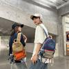 Schoolbag1011 summer Korean version of the new mountain drawstring plaid mini backpack female student commuting outdoor light backpack