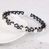 Flower Braided Tools Hairband Pearl Hair Toothed Headband  Hair Styling Accessory