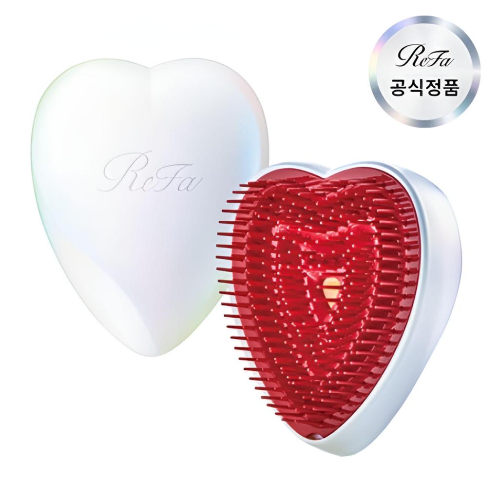 ReFa HEART BRUSH Portable Detangling Hair Brush (7 Colors)