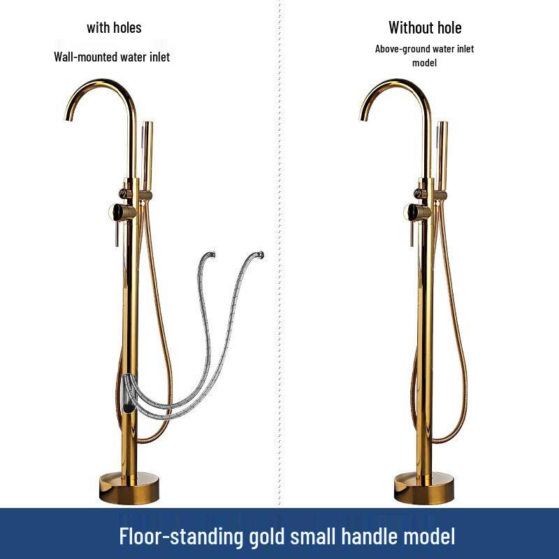 Beierlan LY196 Brass Floor-Standing Bathtub Faucet