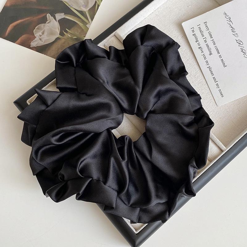 

Французская ретро бархатная резинка для волос с оборками - двухслойная резинка для женщин