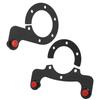 Carbon Fiber External Horn Button Kits for MOMO/OMP/Nardi/ 6  Steering Wheel Steering Wheel Horn Button