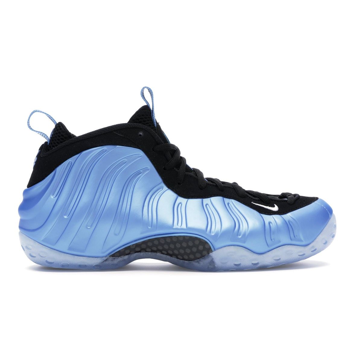 

Мужские кроссовки Nike Air Foamposite One University синие бело-черные 314996-402