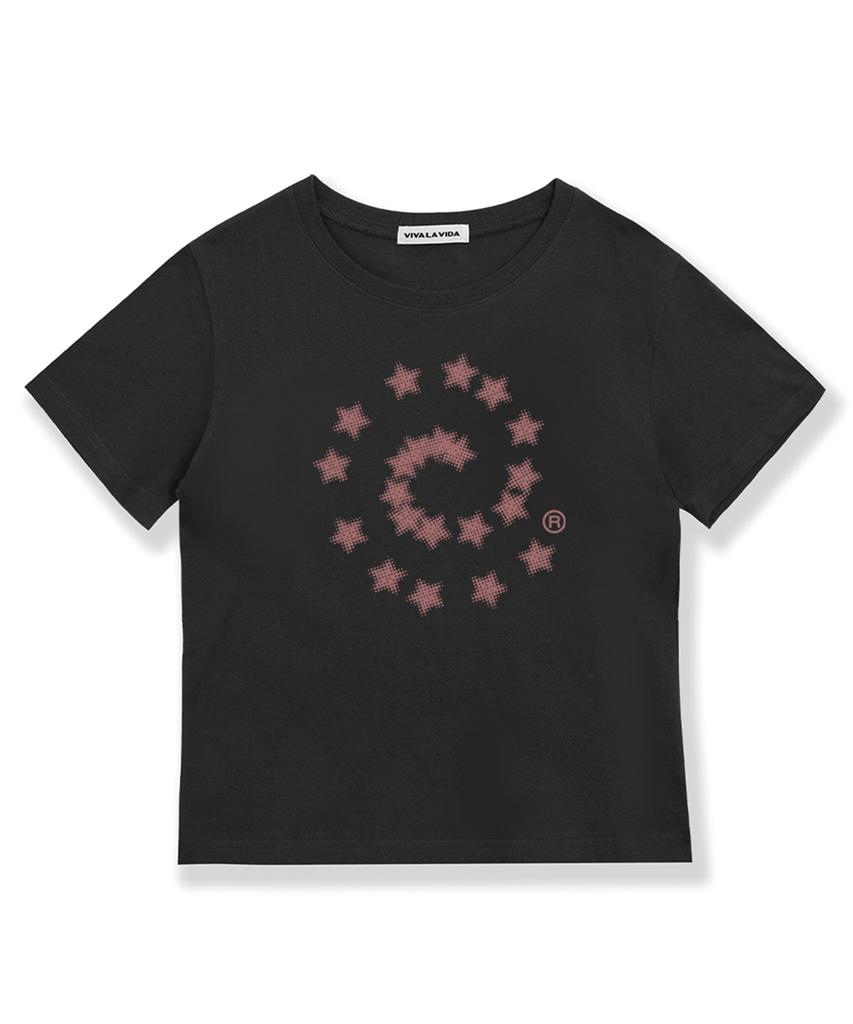 Bibalabida Star Move Crop Short Sleeve T-Shirt