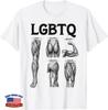 LGBTQ Beine Gesäß Bizeps Trizeps Oberschenkel Fitnessstudio-Liebhaber Trainingsgeschenk Unisex T-Shirt