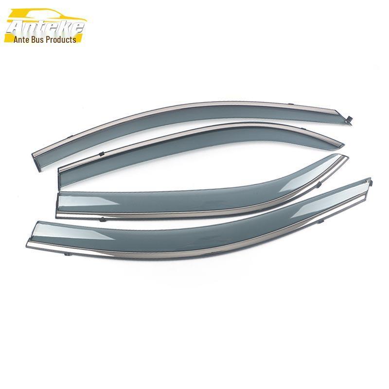 

Совместимые дефлекторы дождя Seaview Englon SC7: 3D козырек от солнца из нержавеющей стали и декоративные наклейки.