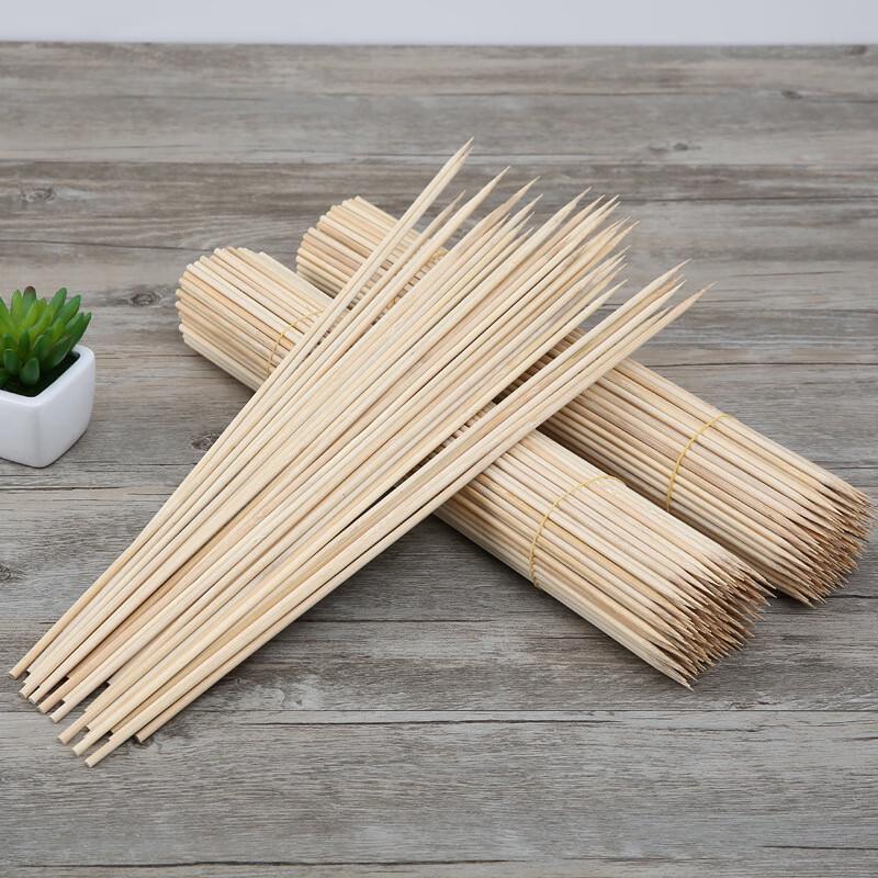 ZISIZ Disposable BBQ Bamboo Skewers